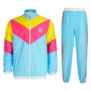 Custom Logo Waterproof Lightweight Polyester Nylon <b>Wind</b> <b>Breaker</b> Suits Outdoor Windbreaker Suit Set - Product Image 2
