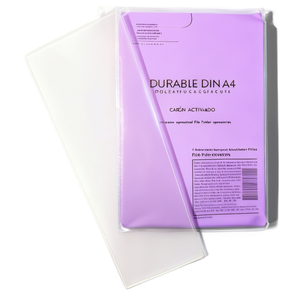 Durable DIN <b>A4</b> PVC Transparent Schnellhefter File <b>Folder</b> Accessories - Product Image 3