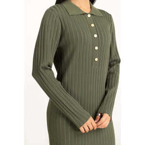 Vestido Casual de Otoño WM-DRS-WS25-501C, Diseño Simple y Moderno, Silueta Recta con Corte Regular - Product Image 2