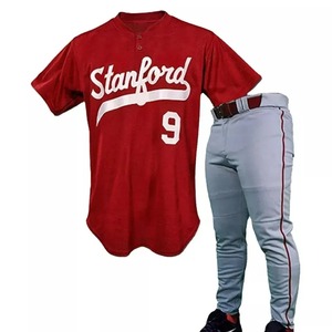 2024 nouveau design vêtements de sport uniforme de baseball uniformes de baseball personnalisés fournisseur direct d'usine uniforme de baseball de conception personnalisée - Product Image 3