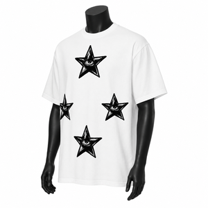 เสื้อยืดคอตตอนคุณภาพสูงสั่งทำพิเศษไซส์ใหญ่สำหรับผู้ชาย สไตล์สตรีทแวร์ พิมพ์ลายกราฟิก แฟชั่นเสื้อยืดเนื้อหนา - Product Image 3