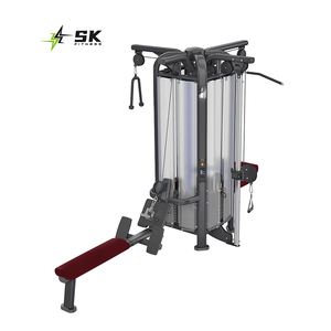 Sk רב פונקציונלי כפול מתכוונן גלגלות מאמן כושר מסחרי מפעל כבל ישיר קרוסאובר מכונת כוח עבור כושר - Product Image 1