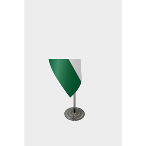 Drapeau de table officiel d'Inde imprimé numériquement avec mât en aluminium, fabriqué en polyester, soie et plastique - Product Image 4