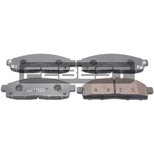 Set di pastiglie freno anteriori FEBEST (0401-KB4TF) - Product Image 1
