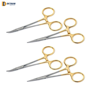 5.5 pince de verrouillage incurvée droite poignée en acier inoxydable hémostatique pince à moustique Kit de suture Instrument médical - Product Image 2
