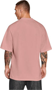 Camiseta con hombros descubiertos Boxy Fit Logotipo personalizado y diseño Camiseta informal de gran tamaño 100% Hecho en Pakistán de primera calidad - Product Image 4