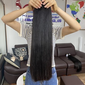 Luxury Bulk Unprocessed Vietnam Virgin Cuticle Intact Remy Hair Bundle Vendors Double Drawn Weft Raw Human Hair <b>Extensions</b> All - Product Image 1
