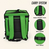 Sac à dos isotherme personnalisé 1680D grande capacité pour livraison de repas, sac thermique pour restaurant, plats à emporter, coursier