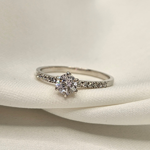 Anillos de Compromiso y Boda de Diamantes Cultivados en Laboratorio, Joyería Fina Personalizada, Diamante de Corte Ovalado Elegante, Chapado en Oro para Mujer, Certificado IGI - Product Image 4