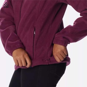 Servicio de OEM ligero transpirable cálido cremallera Sherpa chaqueta polar invierno mujer chaqueta todas las tallas disponibles - Product Image 5
