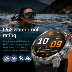 Montre connectée HT45, écran IPS 1,7 pouce, 1100 mAh, étanche IP68, montre de sport d'extérieur pour hommes et femmes, application FitCloudPro, Bluetooth, écran tactile - Product Image 6
