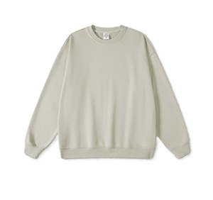 Sweat-shirt unisexe surdimensionné à épaules tombantes, 440 g/m², poids lourd, col rond côtelé avec imprimé automnal, design col rond - Product Image 2