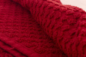 ผ้าเช็ดปากเทอร์รี่ผ้าฝ้าย100% ผ้าลินินสีแดงพิมพ์ลายเครื่องบินคลาสสิกทอสไตล์บ้านงานแต่งงานโรงแรมร้านอาหาร - Product Image 3