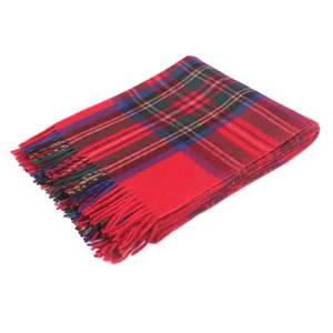 Manta de lana a cuadros Premium Royal Stewart, duradera, cálida y suave para su comodidad - Product Image 6