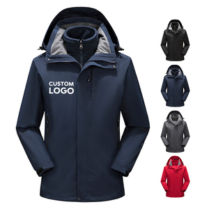 Wholesales 3-in-1 Liner Windproof <b>Jacket</b> Waterproof Breathable Plain Soft Shell Outdoor <b>Jacket</b> Hiking <b>Jackets</b> - Product Image 1
