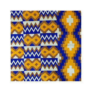 Nuevo Diseño de Tela Kente Meba Wo Ghana para Bodas, Impermeable y Resistente a Desgarros, Tejido Pesado, Fabricación Neelkamal - Product Image 1