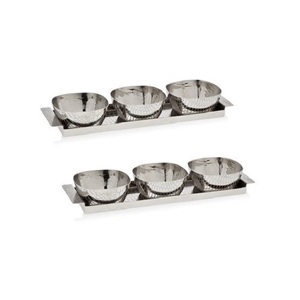 Tazón de Comida de Calidad Deluxe con Diseño Único en Forma Redonda, Tazón para Frutos Secos con Bandeja para Uso en Hoteles y Restaurantes - Product Image 4