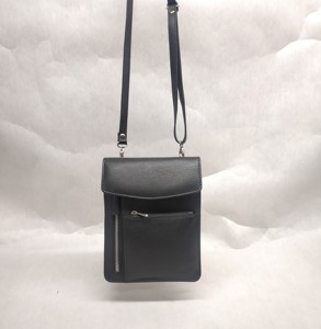 Handsfree <b>Leather</b> Messenger Mobile Phone Crossbody Shoulder Bag Ladies <b>Purse</b> Side Card Adjustable Strap <b>Men</b> Travel Business Sell - Product Image 2