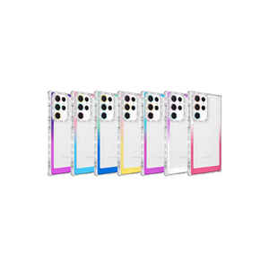 Coque en silicone dégradé scintillant de luxe Netzy pour Samsung Galaxy S22 Ultra, coque arrière souple en silicone antichoc, nouvelle - Product Image 2