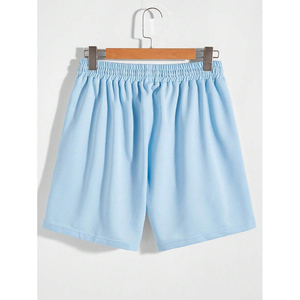 Unisex Guys <b>Drawstring</b> Waist Shorts 100%Cotton Customize Fashion Solid Color Shorts for Men - Product Image 5