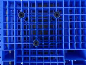 1200*1000*165mm 중량형 팔레트 몰드 랙킹 베스트셀러 유로 표준 팔레트 스틸 코어 내구성 플라스틱 팔레트 공장 - Product Image 4