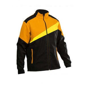 Veste Softshell Haute Visibilité Personnalisable en Gros pour Hommes avec Bande Réfléchissante Coupe-Vent Veste de Sécurité de Travail Softshell - Product Image 4