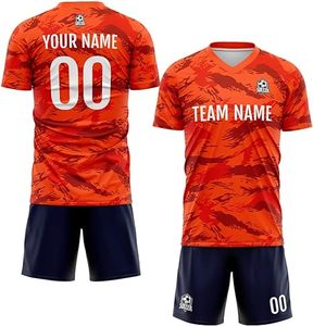 Custom Full Sublimation Soccer Uniforms Breathable Patterned <b>Football</b> Jerseys <b>Personalised</b> Team Training Sportswear Sets - Product Image 3