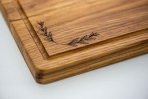 Meilleure planche à découper en bois lisse et polie, magnifiquement conçue pour la cuisine quotidienne et parfaite pour les cadeaux - Product Image 4