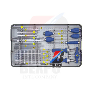 Juego de instrumentos de tornillo pedicular mínimamente invasivo, Material quirúrgico Manual médico ortopédico, acero inoxidable - Product Image 4