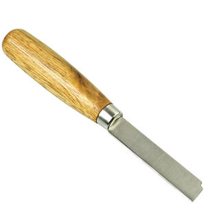 Suministro de herramientas de cuidado de pezuña de caballo de animal grande de etiqueta privada OEM, cuchillo de pezuña de herrador de hoja recta de acero inoxidable, extremo de gancho de rinoceronte - Product Image 2