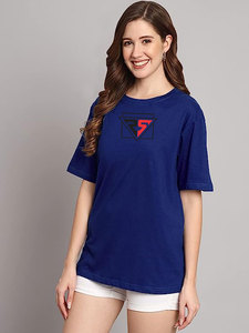 Oversized T-shirt for women Embroidery Logo Graphic Printed on Blank T Shirts in bulk for Women 100% Cotton <b>Tshirts</b> - Product Image 3