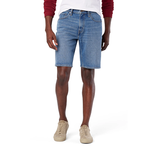 Pantalones cortos de mezclilla de moda ajustados de último diseño orientados a la exportación para hombre, pantalones cortos vaqueros lavados de talla grande personalizados para hombre - Product Image 5