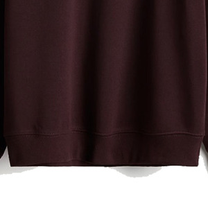 Sweat-shirt unisexe surdimensionné à col rond, manches régulières, motif cœur, en molleton bouclette, sérigraphié, respirant, en polyester, pour l'automne - Product Image 3