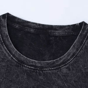 Custom Logo Plain <b>Men</b> Vintage Blank Acid Wash T <b>Shirt</b> Color Breathable High Street Custom logo Acid Wash T <b>Shirt</b> for <b>Men</b> - Product Image 3