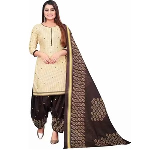 Kameez liso con bordado impreso Dupatta y Salwar trajes de boda elegante vestido de mujer al por mayor trajes paquistaníes para mujeres - Product Image 1