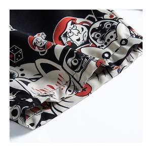 กางเกงขาสั้นชายผ้าสแปนเด็กซ์/คอตตอน แห้งเร็ว เป็นมิตรกับสิ่งแวดล้อม เอวยางยืด เหมาะสำหรับวิ่งชายหาด ว่ายน้ำ โลโก้ด้านหน้าสั่งทำได้ สไตล์ไฮสตรีท ขายส่ง - Product Image 4