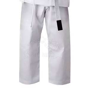 Vente en gros uniforme de karaté gi brodé personnalisé combinaison d'entraînement d'arts martiaux en coton mélangé avec logo à l'avant short de style judo - Product Image 6