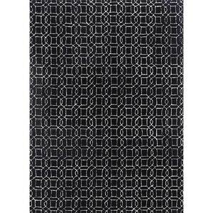 Contour Grey & Black Wool Hand Tufted Rugs Geometric Pattern Living Room <b>Carpet</b> <b>Fluffy</b> Hallway Rectangle for Teens-Tra-13047 - Product Image 1