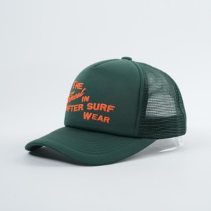 20205 nuevas gorras de camionero con estampado de hojaldre de alta calidad, gorras de camionero con estampado de hojaldre personalizadas con logotipo elevado de camionero de malla de verano - Product Image 1