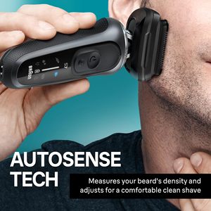 Afeitadora Eléctrica para Hombre, Afeitadora de Lámina Húmeda/Seca a Prueba de Agua con Recortador de Precisión, Múltiples Modos de Afeitado, Doble Cuchilla, IPX7, Repuesto - Product Image 2