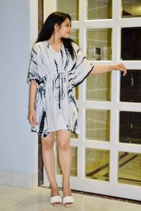 Kaftan bohemio de primera calidad tradicional hecho a mano Tye and Dye Kaftan para mujer Kaftan ligero para niñas - Product Image 3