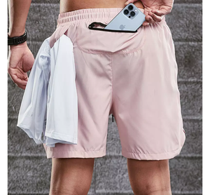 กางเกงขาสั้นโพลีเอสเตอร์สำหรับผู้ชายกางเกงขาสั้นผ้าโพลีเอสเตอร์กันลมแห้งเร็ว - Product Image 3