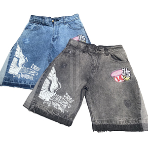 Short en jean léger en gros Short thaïlandais confortable pour homme à taille élastique à vendre en ligne - Product Image 6