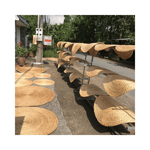 Water Hyacinth <b>Placemat</b> and Cup Mat Set family dining set, material: hyacinth strips; use: meal setup; origin: Vietnam crafted - Product Image 1