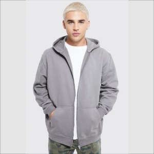 IOTA SPORTS – Sweat-shirts à capuche amples et zippés de qualité supérieure, personnalisables avec logo brodé, style streetwear, assurance commerciale, 100 % coton - Product Image 2