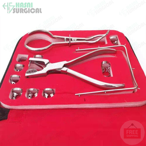 Kit de Dique de Goma Manual de Acero Inoxidable - Kit de Endodoncia Dental con Pinzas de Sujeción y Instrumentos Dentales - Product Image 5