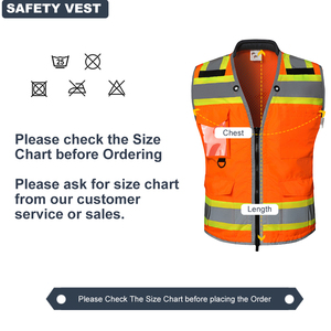 Factory Price Wholesale High Visibility Safety Vest Unique Design Safety Vest For Sale Online - Product Image 6