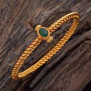 Silver Temple Kada 148601 Fashionable <b>Bangles</b> - Product Image 5