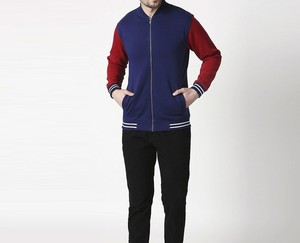 Fabrication de vêtements Veste universitaire pour hommes en matériau respirant de haute qualité Vêtements décontractés personnalisés Veste universitaire pour hommes en taille adulte - Product Image 5