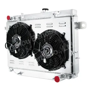 Ventola della protezione del radiatore in alluminio a 4 file per Toyota Landcruiser Lexus LX470 V8 dal 1998 al 07